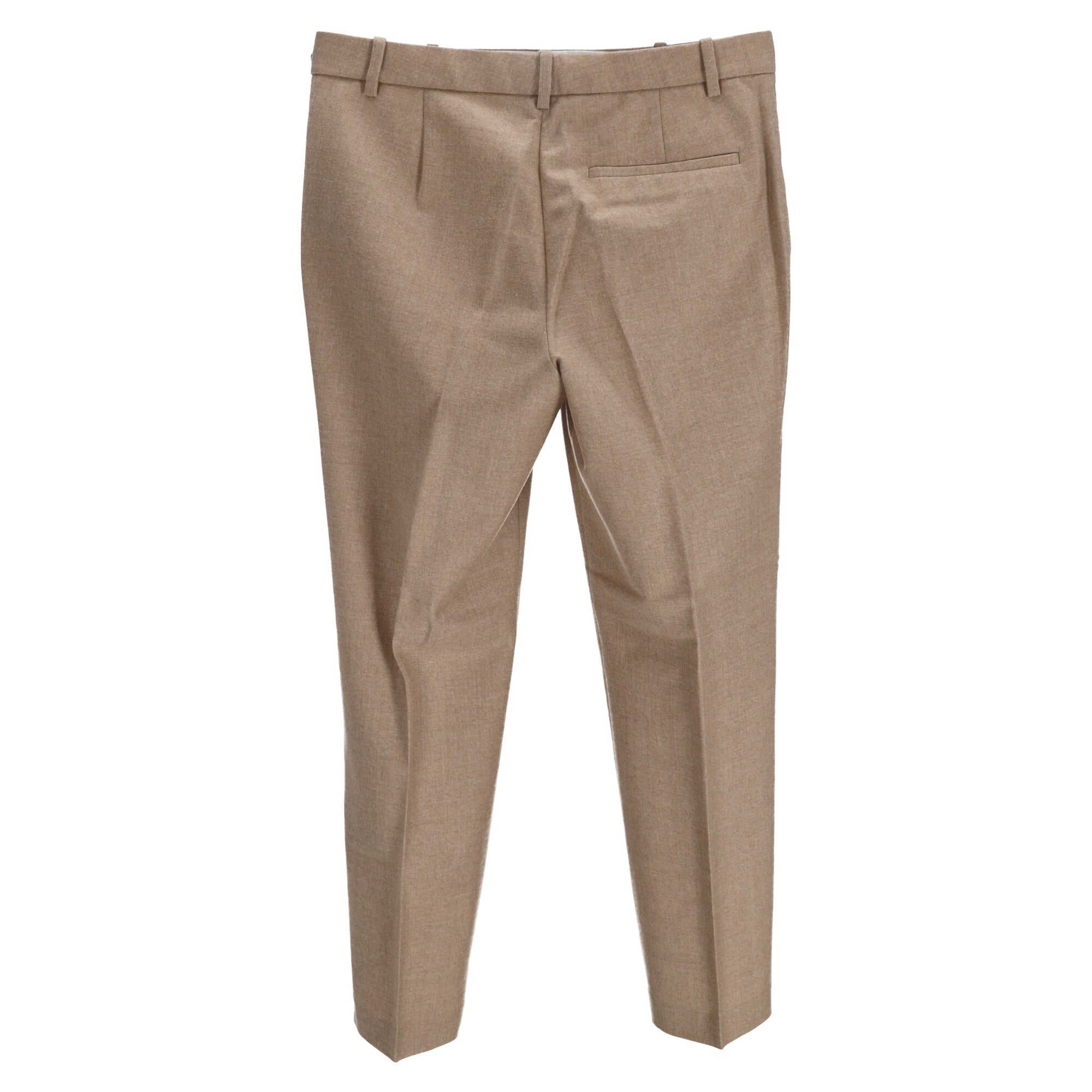 Pantalón de lana color beige