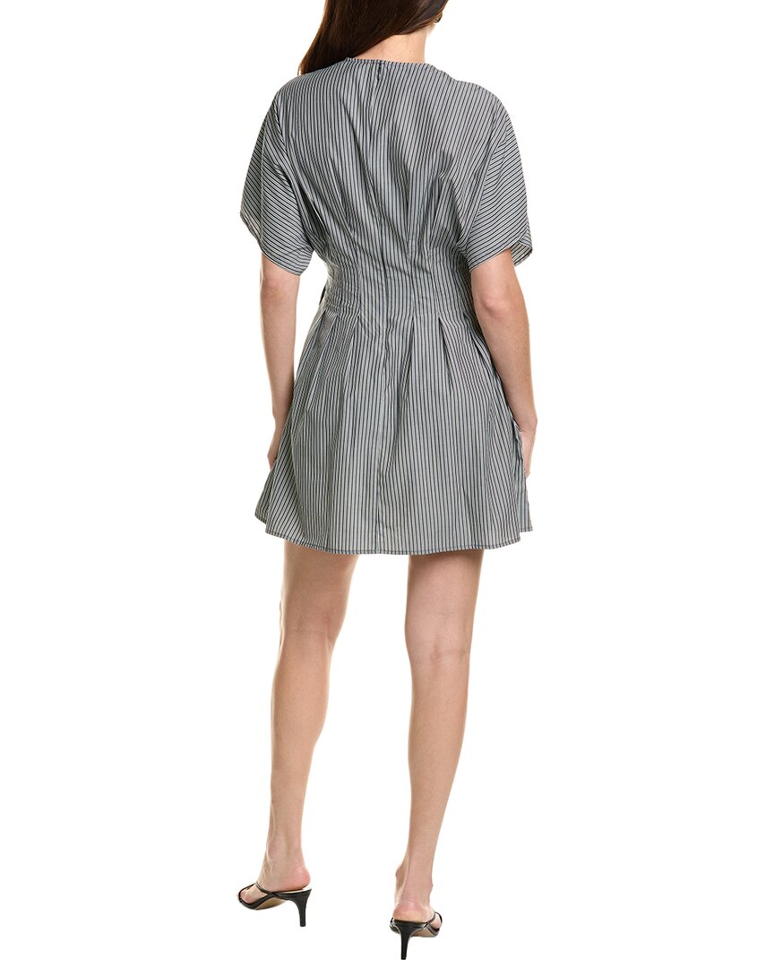 Vestido corto a rayas