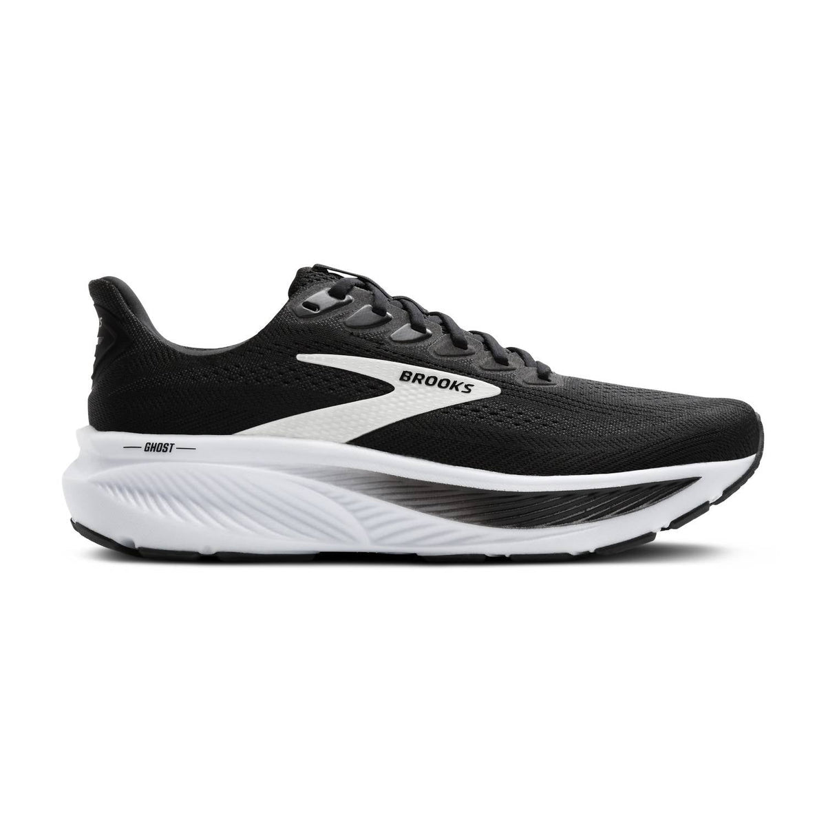 Tenis para correr de hombre color negro y blanco
