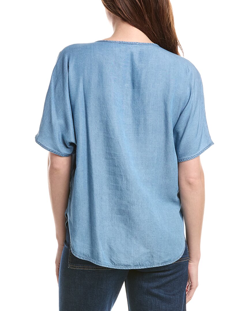 Top con cuello en V
