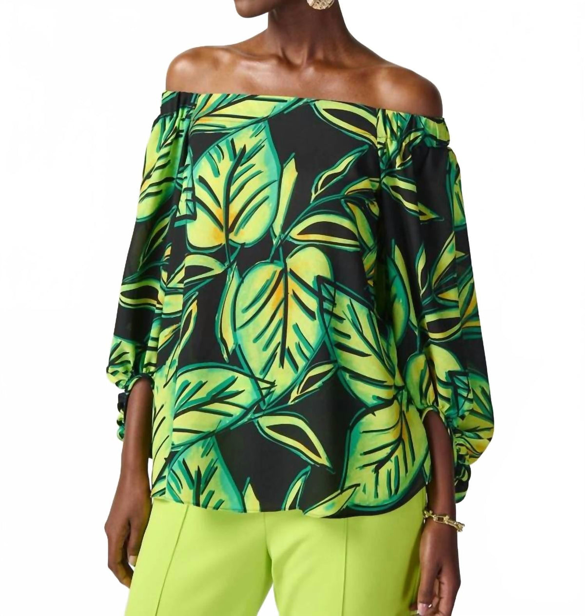 Top con estampado