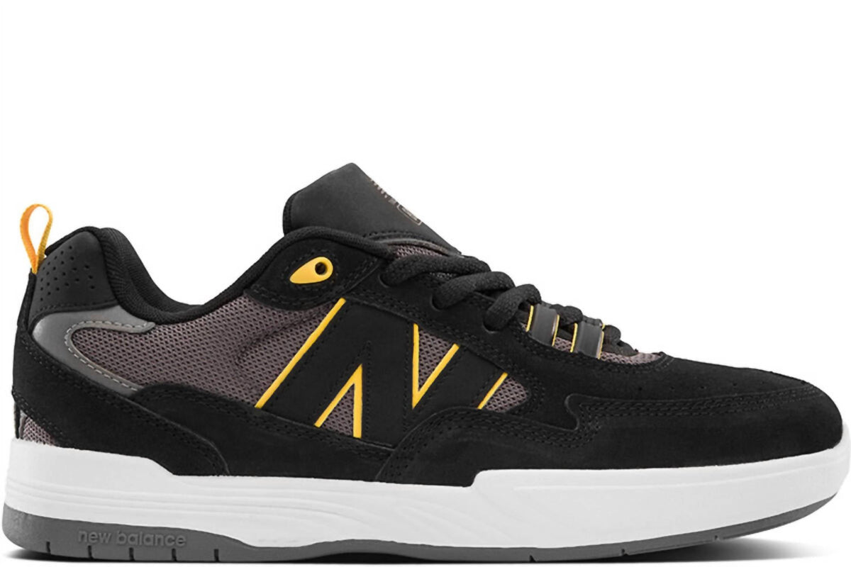 Tenis de hombre color negro y amarillo