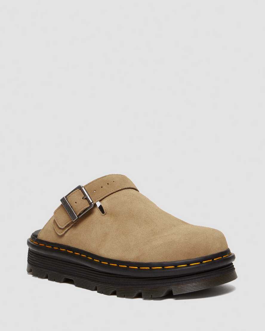Zapatos de gamuza con plataforma
