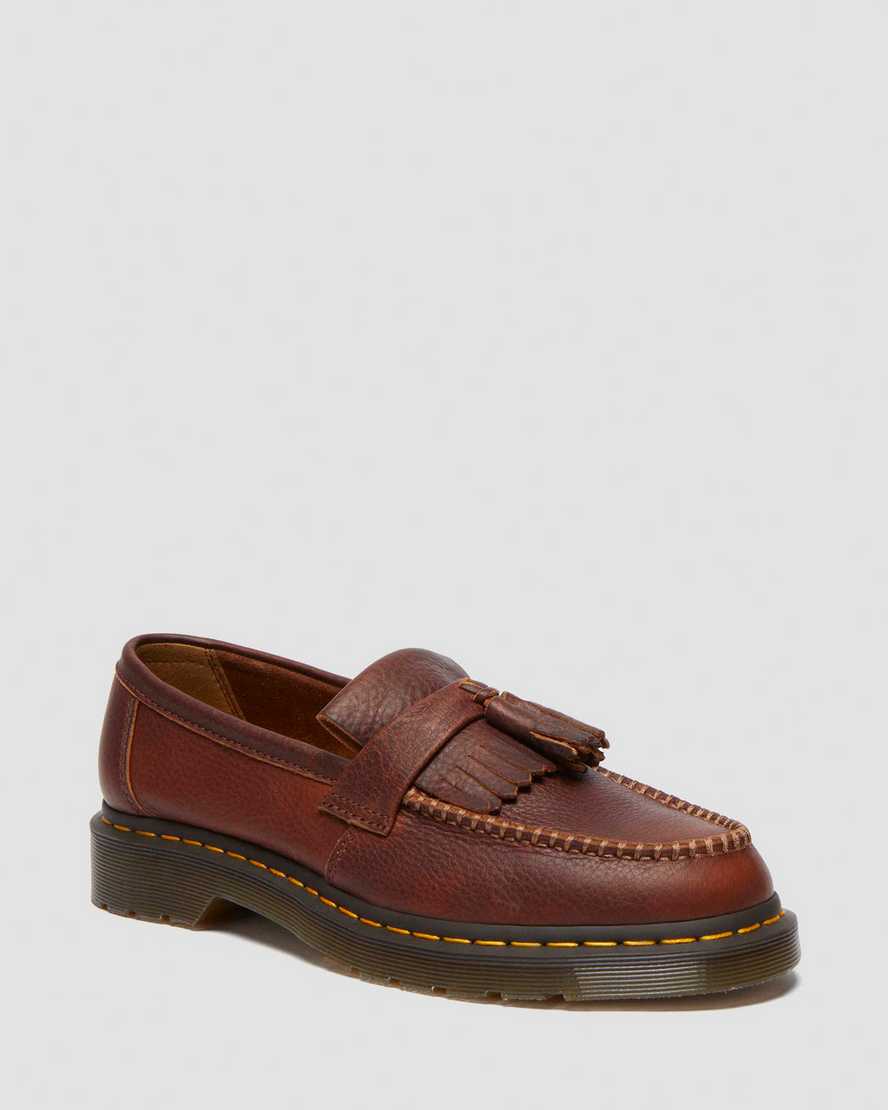 Mocasines de cuero color amarillo