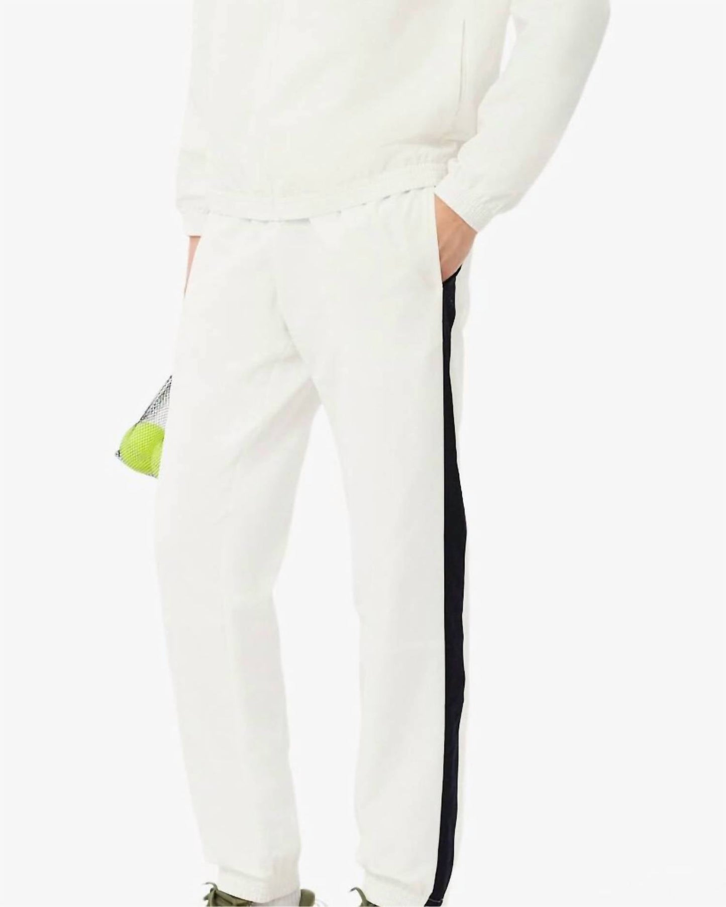 Pantalón deportivo de hombre color blanco