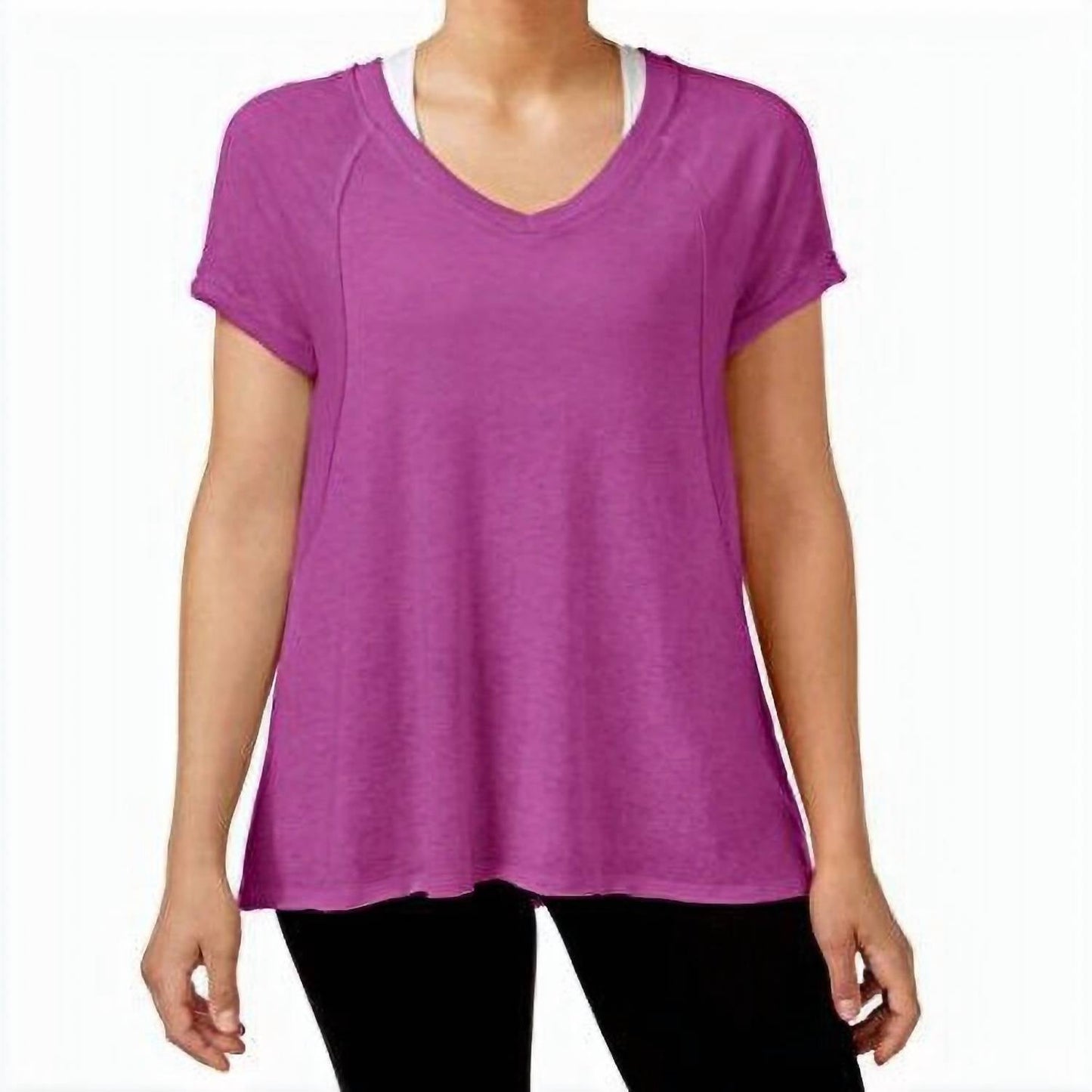Camiseta de mujer color violeta