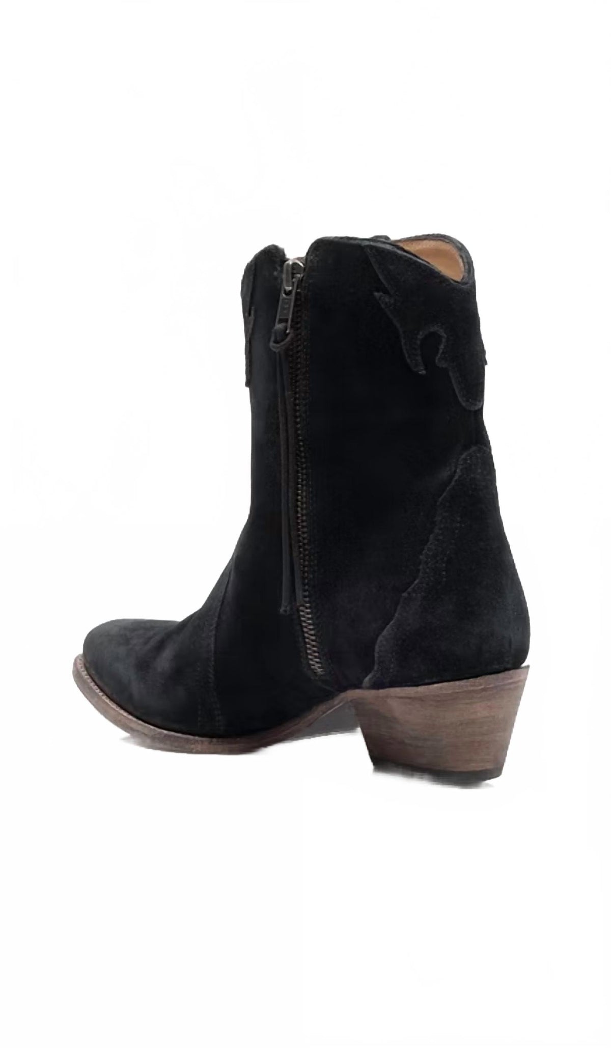 Botas de mujer de gamuza color negro