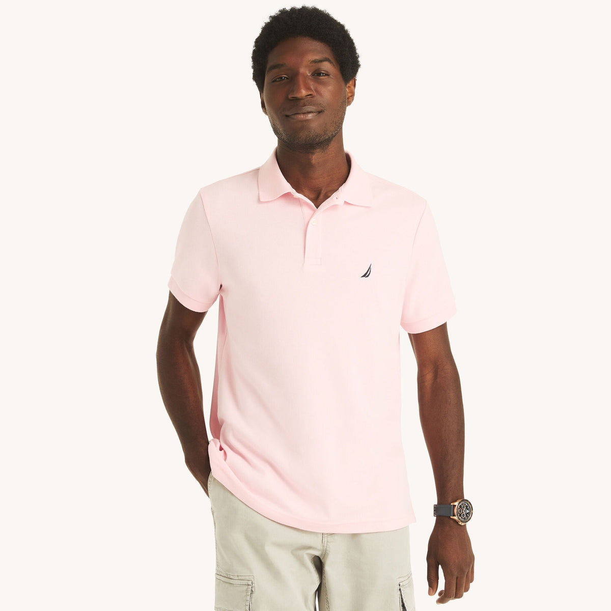 Polo de hombre de corte ajustado