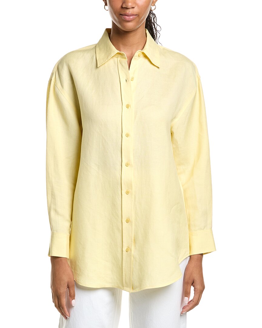 Camisa de mezcla de lino