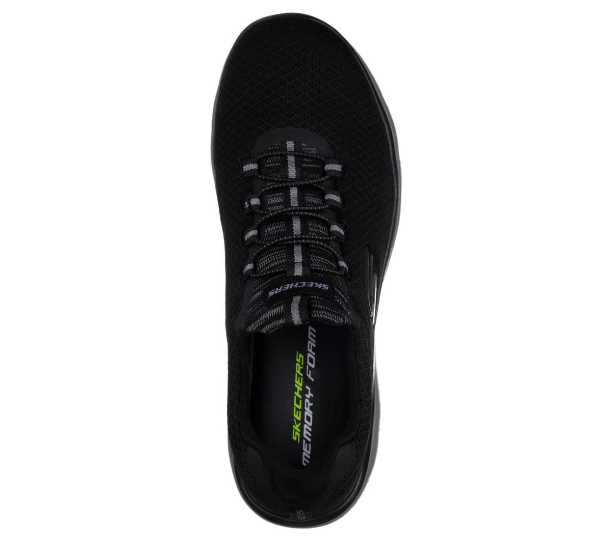 Tenis de hombre sin cordones color negro