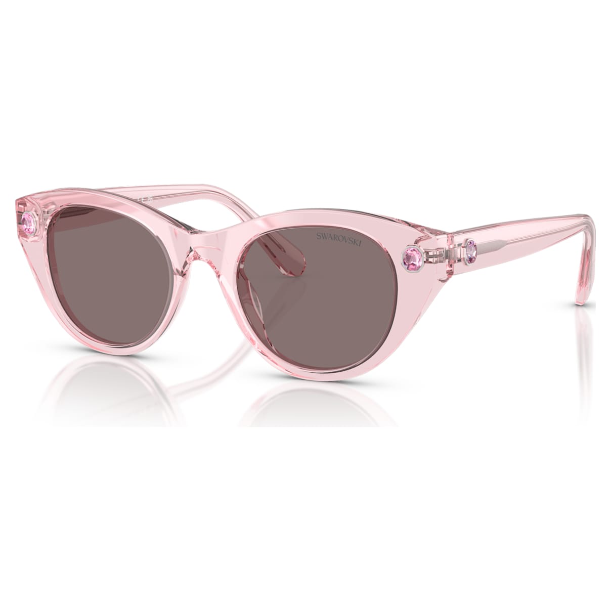 Gafas de sol de montura redonda color rosado