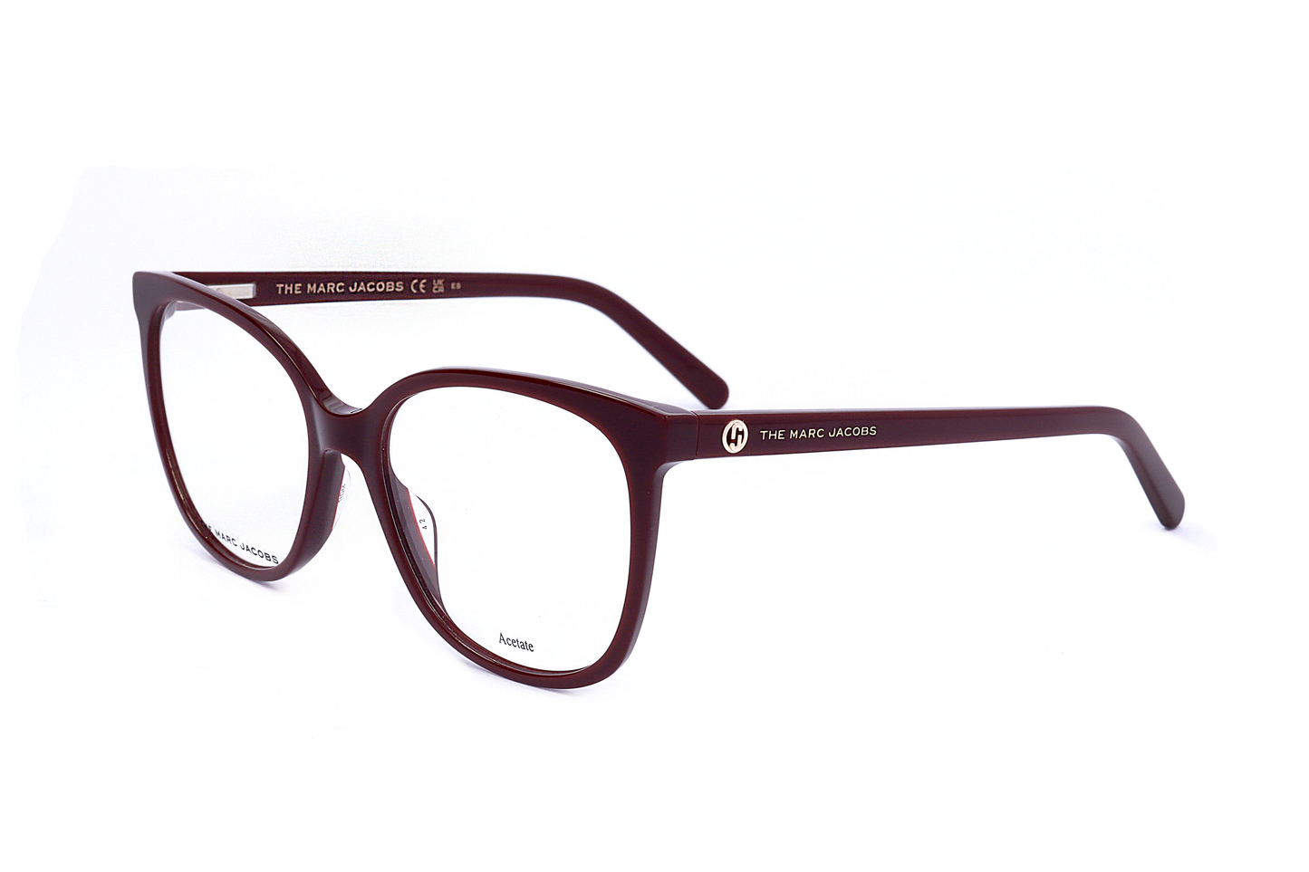 Montura para gafas de mujer 53 mm color rojo