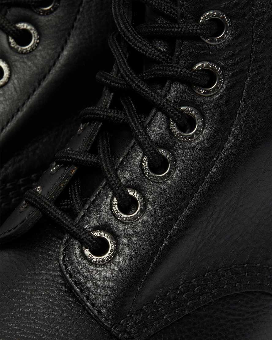 Botas de cuero con cordones