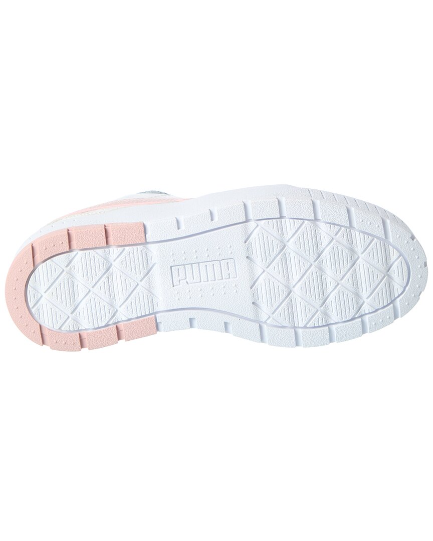 Tenis de cuero con plataforma