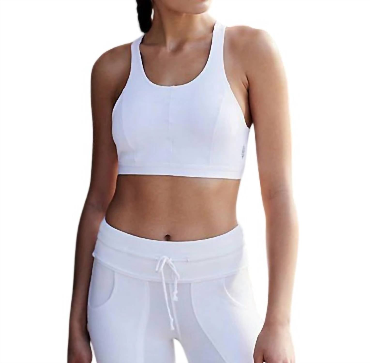 Top deportivo color blanco
