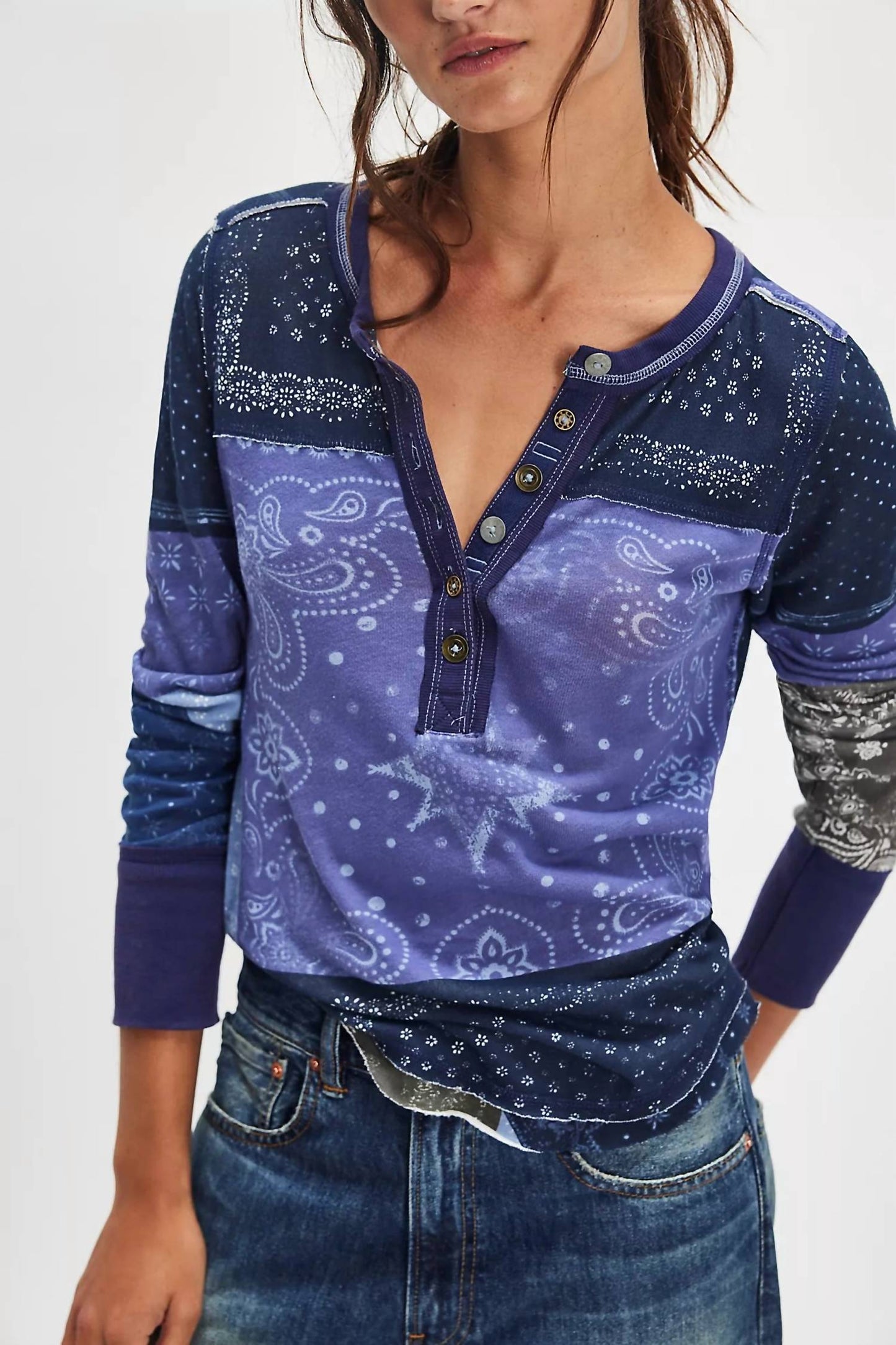Top con estampado