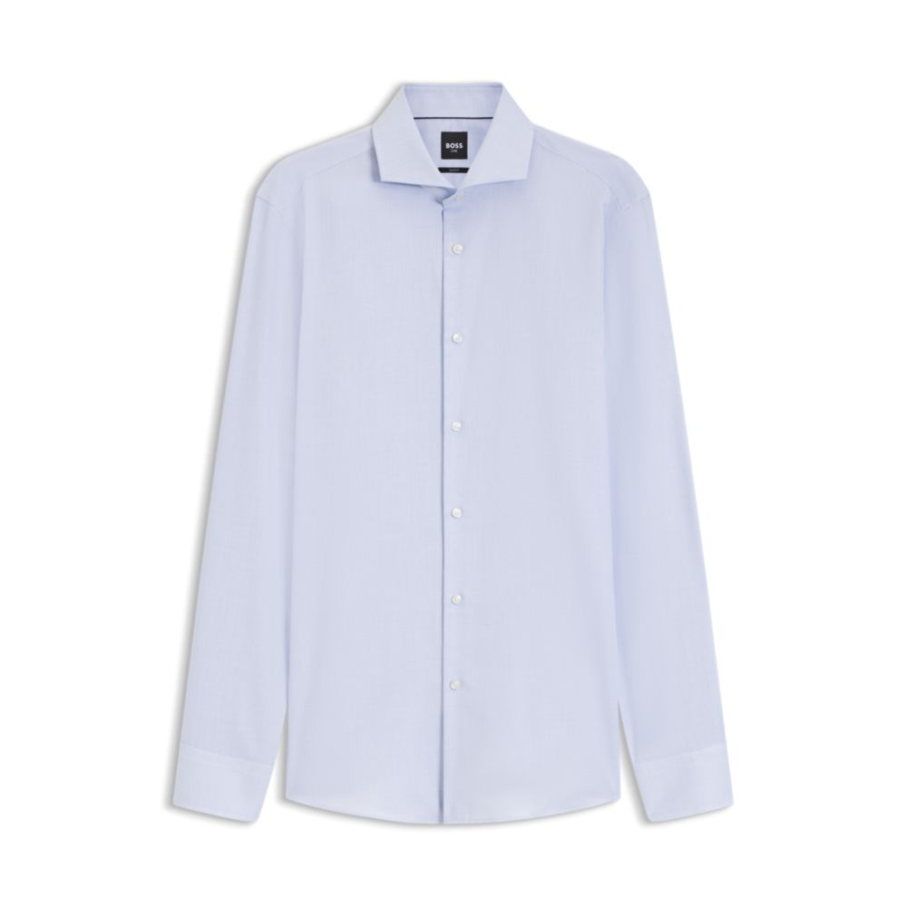 Camisa de algodón de corte ajustado