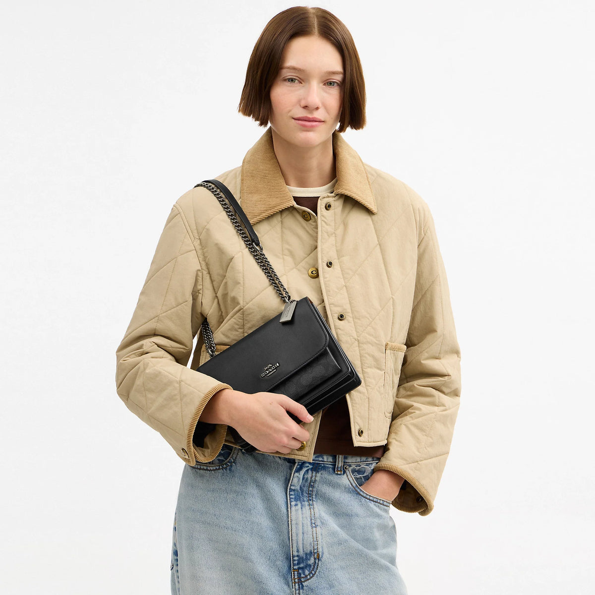 Bolso cruzado de lona