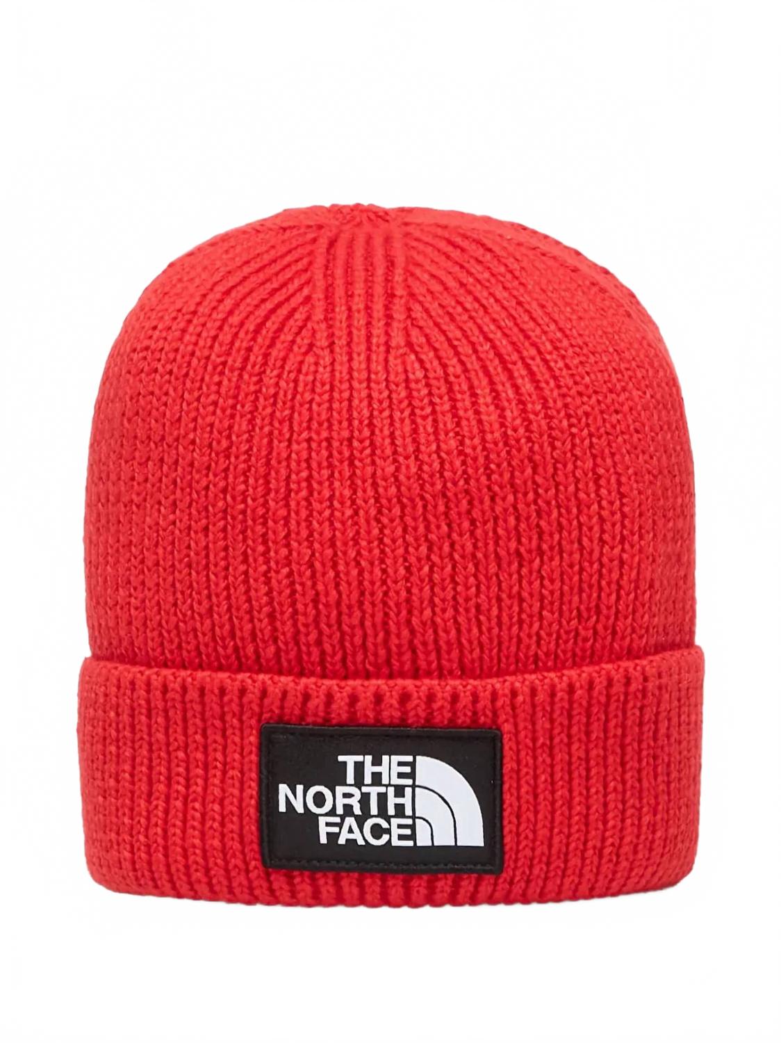 Gorro tejido de hombre color rojo