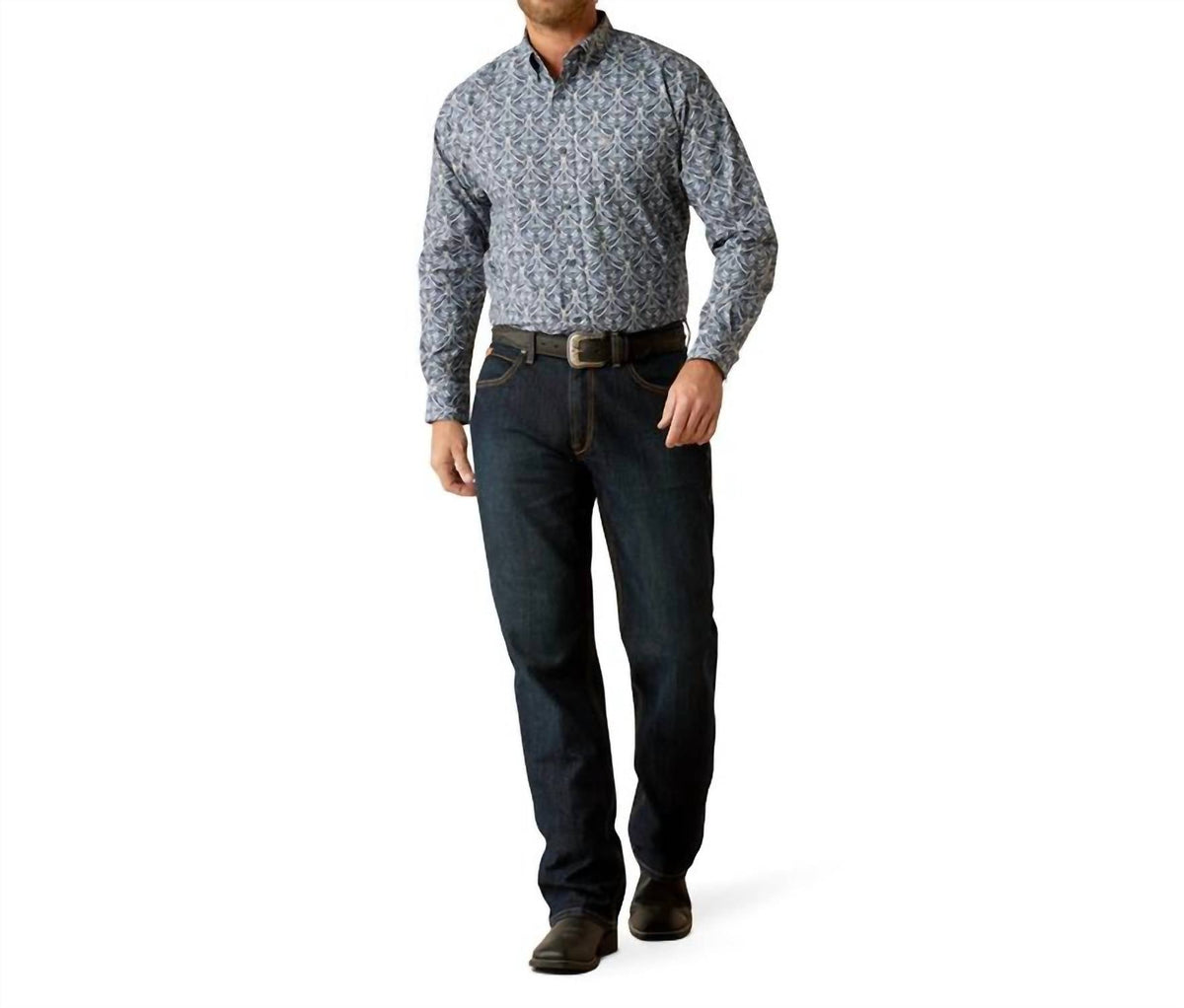 Camisa de hombre color azul
