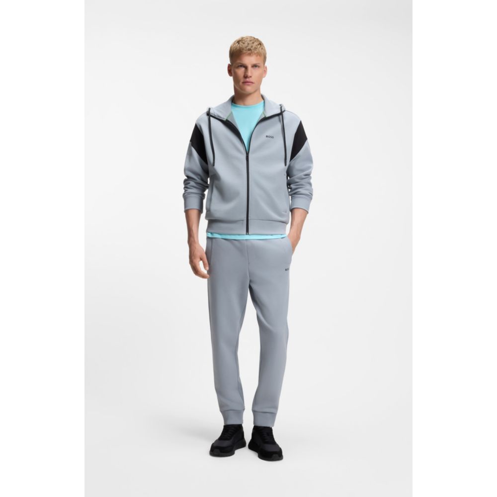 Pantalón deportivo de mezcla de algodón con bordado
