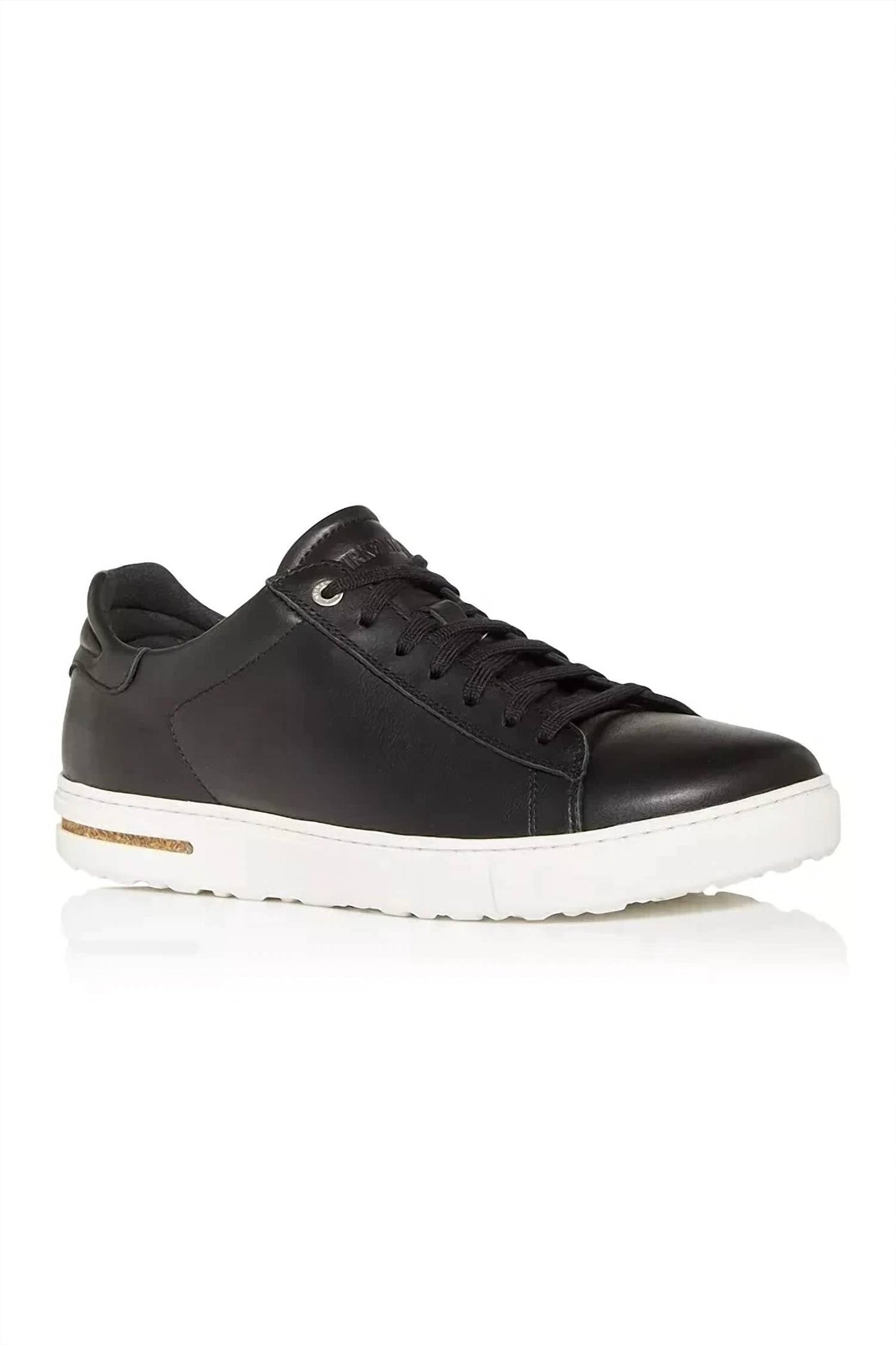Tenis de mujer de cuero color negro