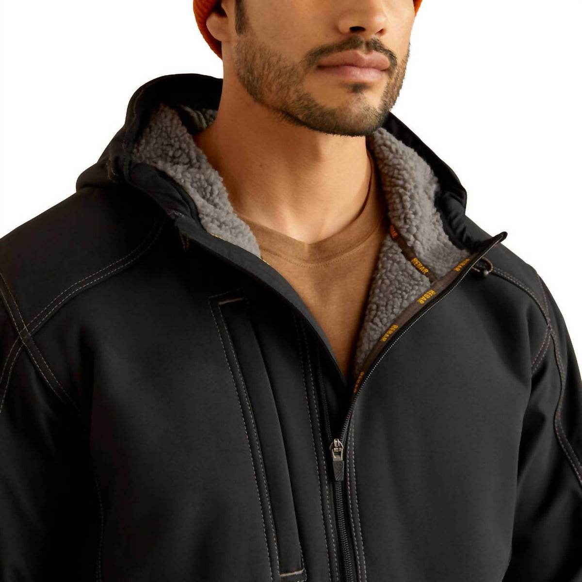 Sobrecamisa de lona color negro