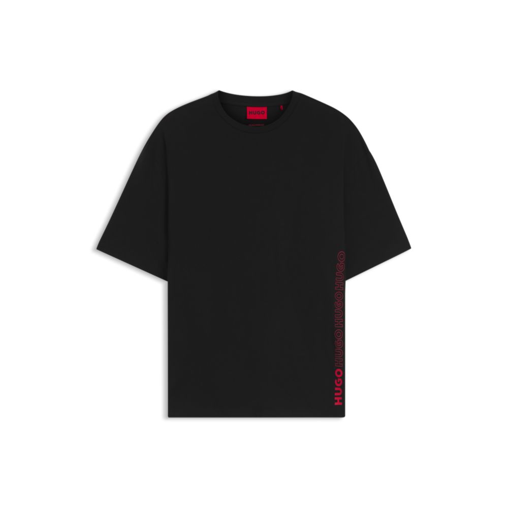 Camiseta de algodón de corte amplio
