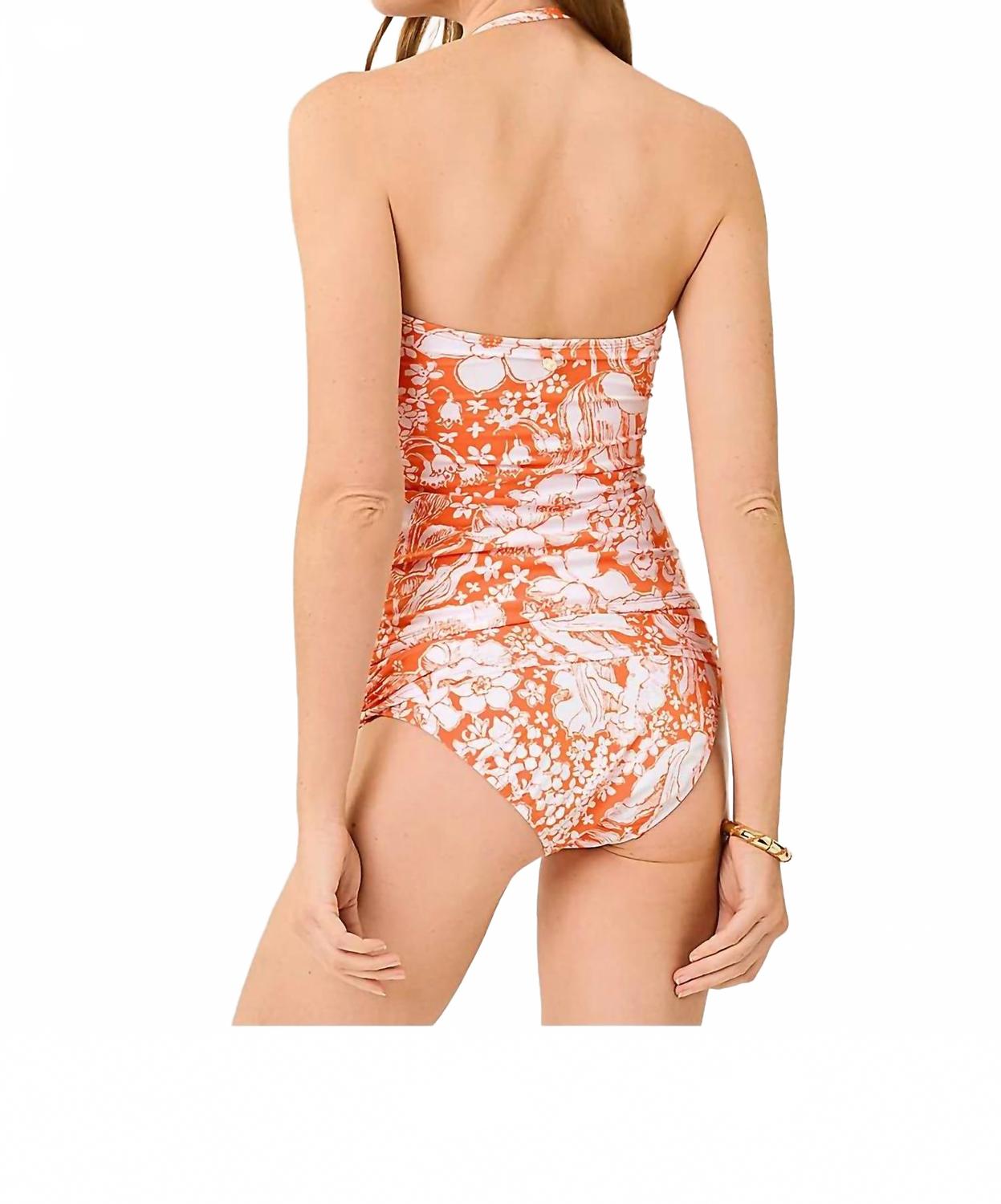 Tankini color naranja