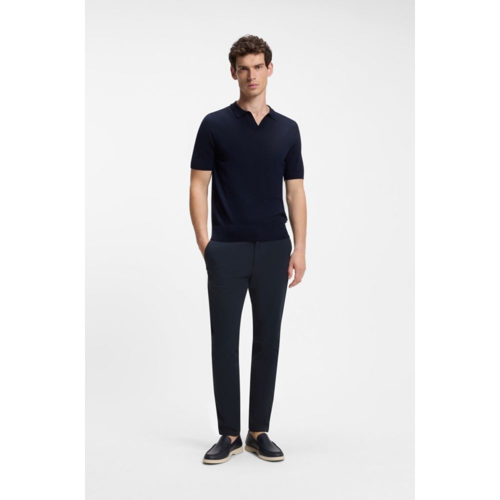 Pantalón de algodón de corte ajustado