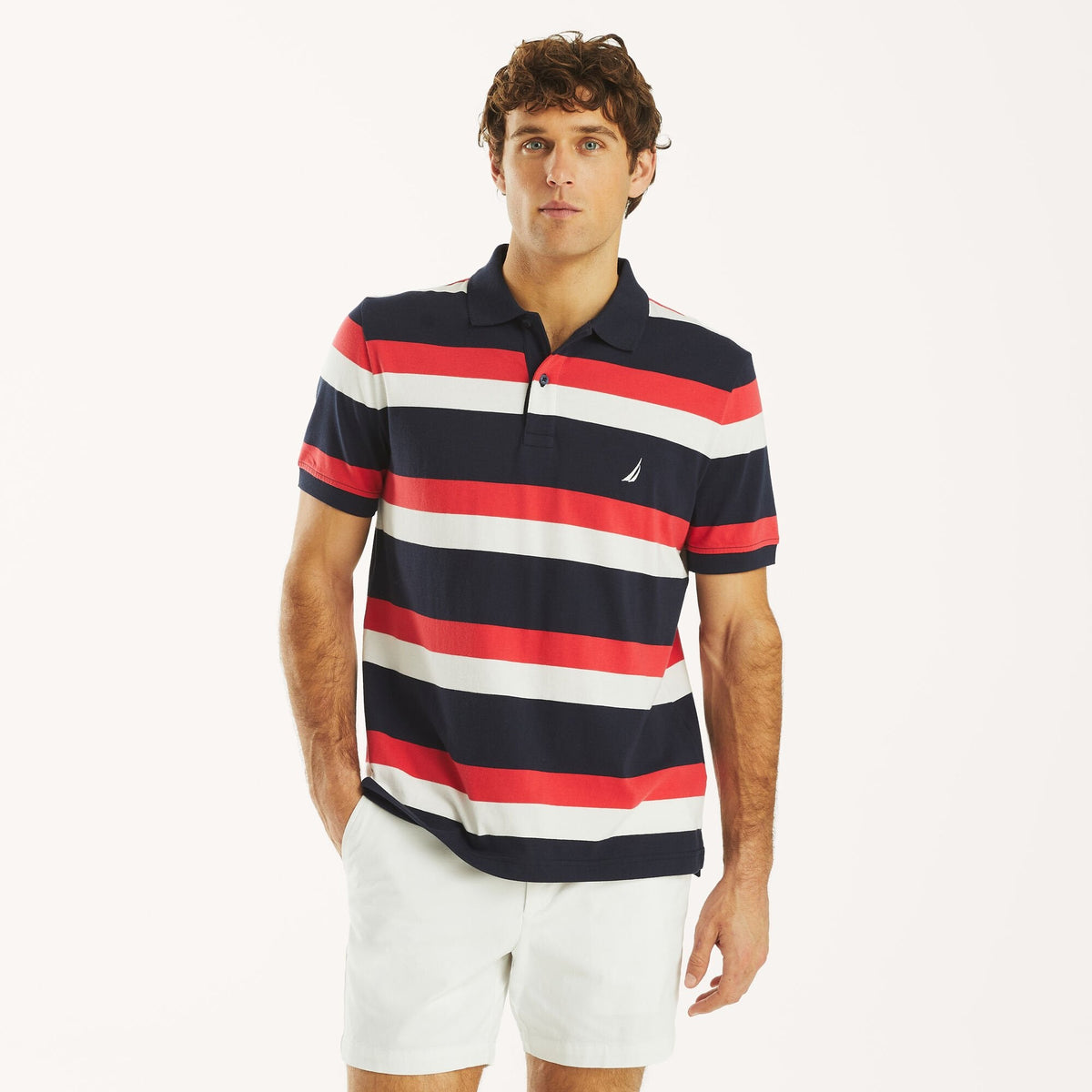 Polo de hombre a rayas