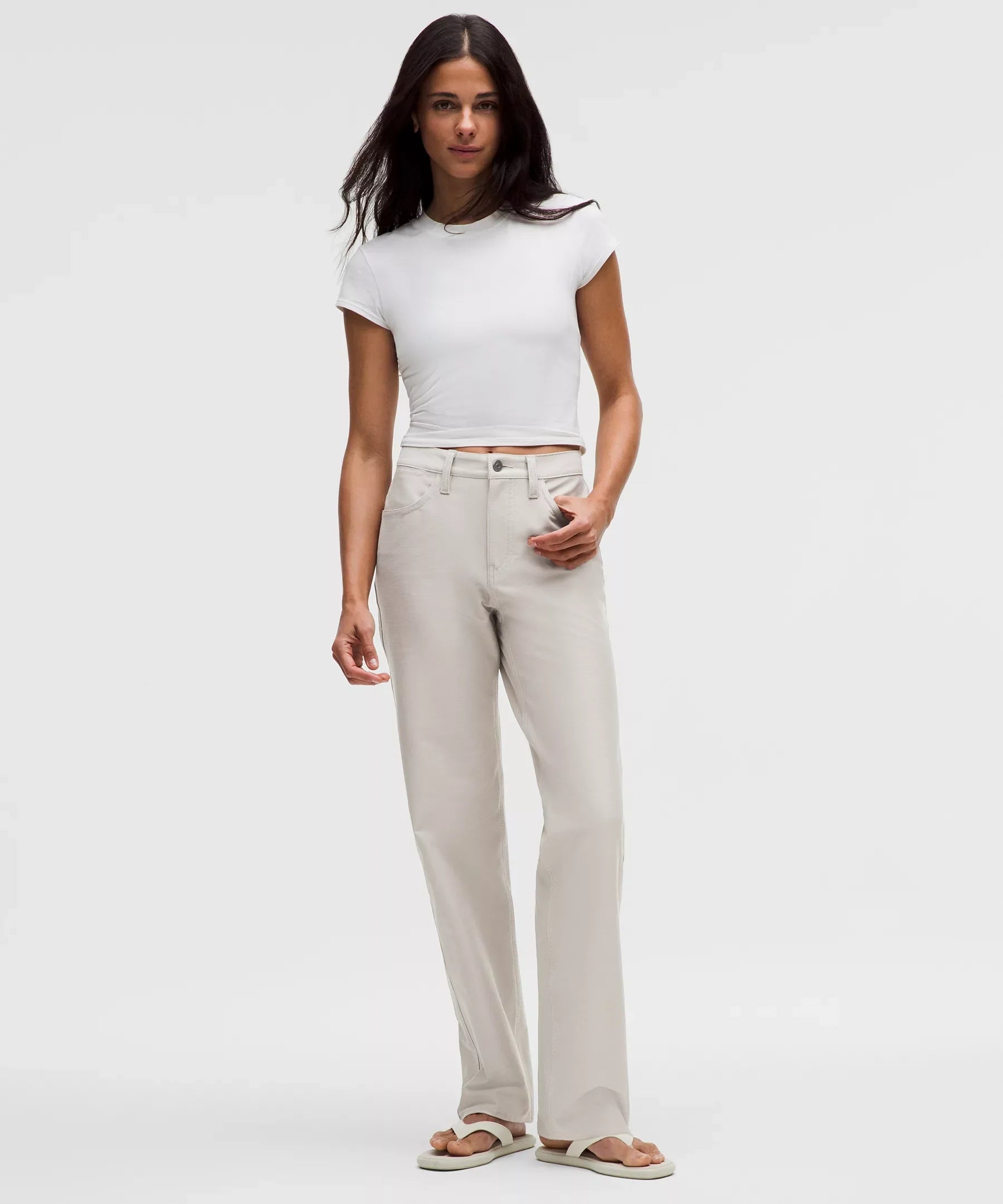 Pantalón de tiro medio