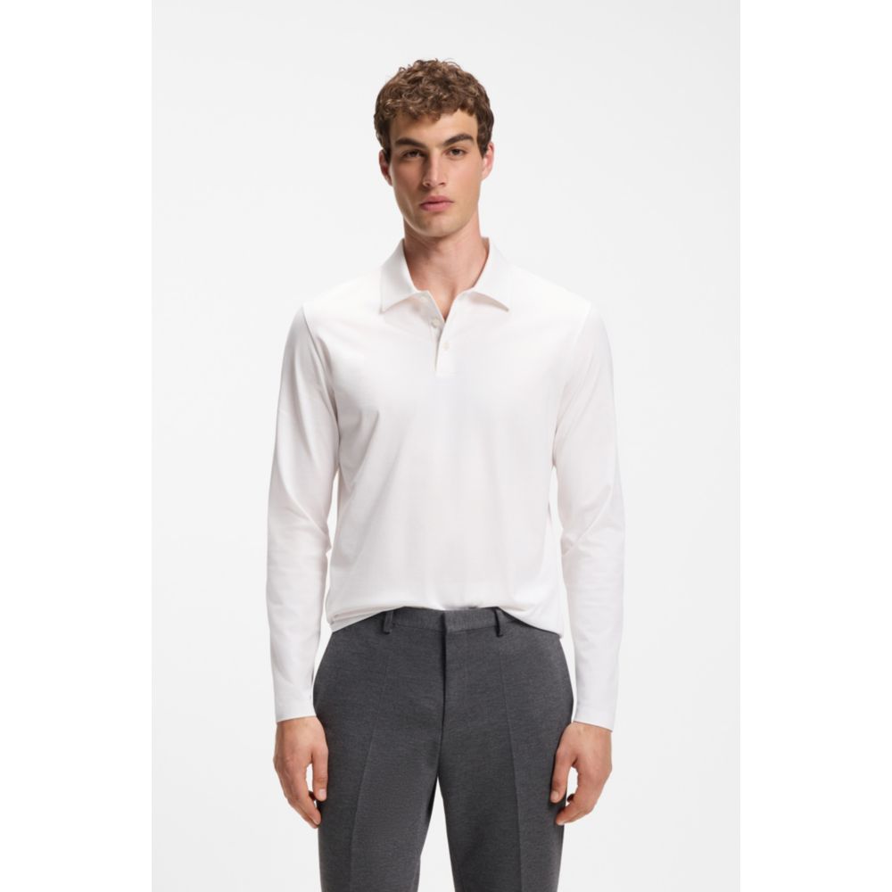 Polo de algodón de corte ajustado