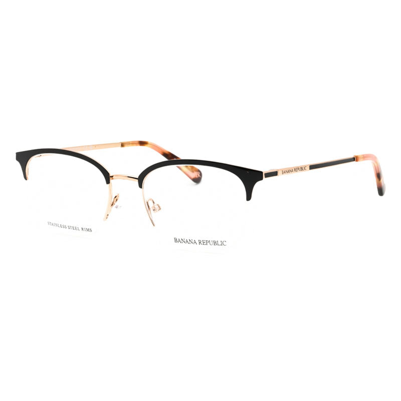 Gafas 50 mm color negro y dorado