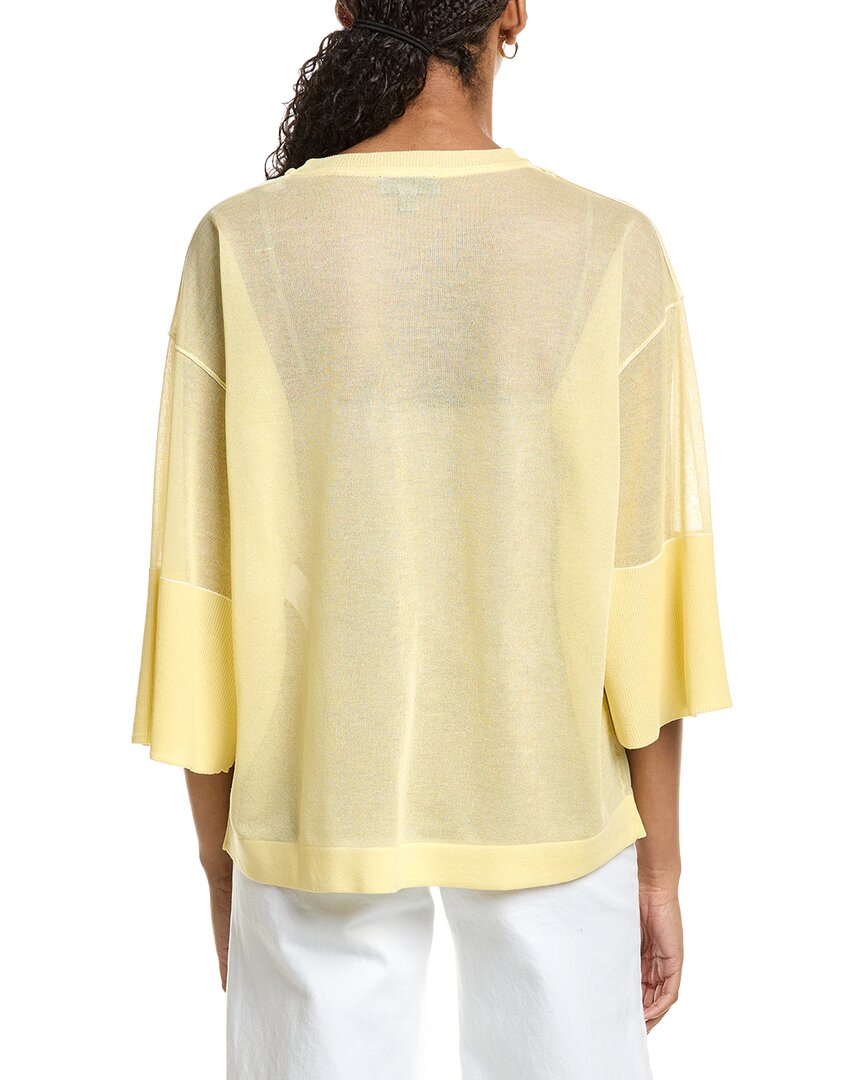 Top con cuello redondo