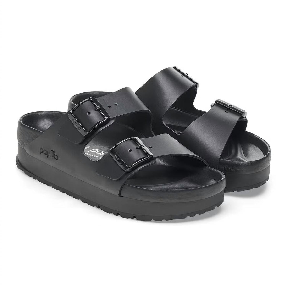 Sandalias de mujer con plataforma color negro