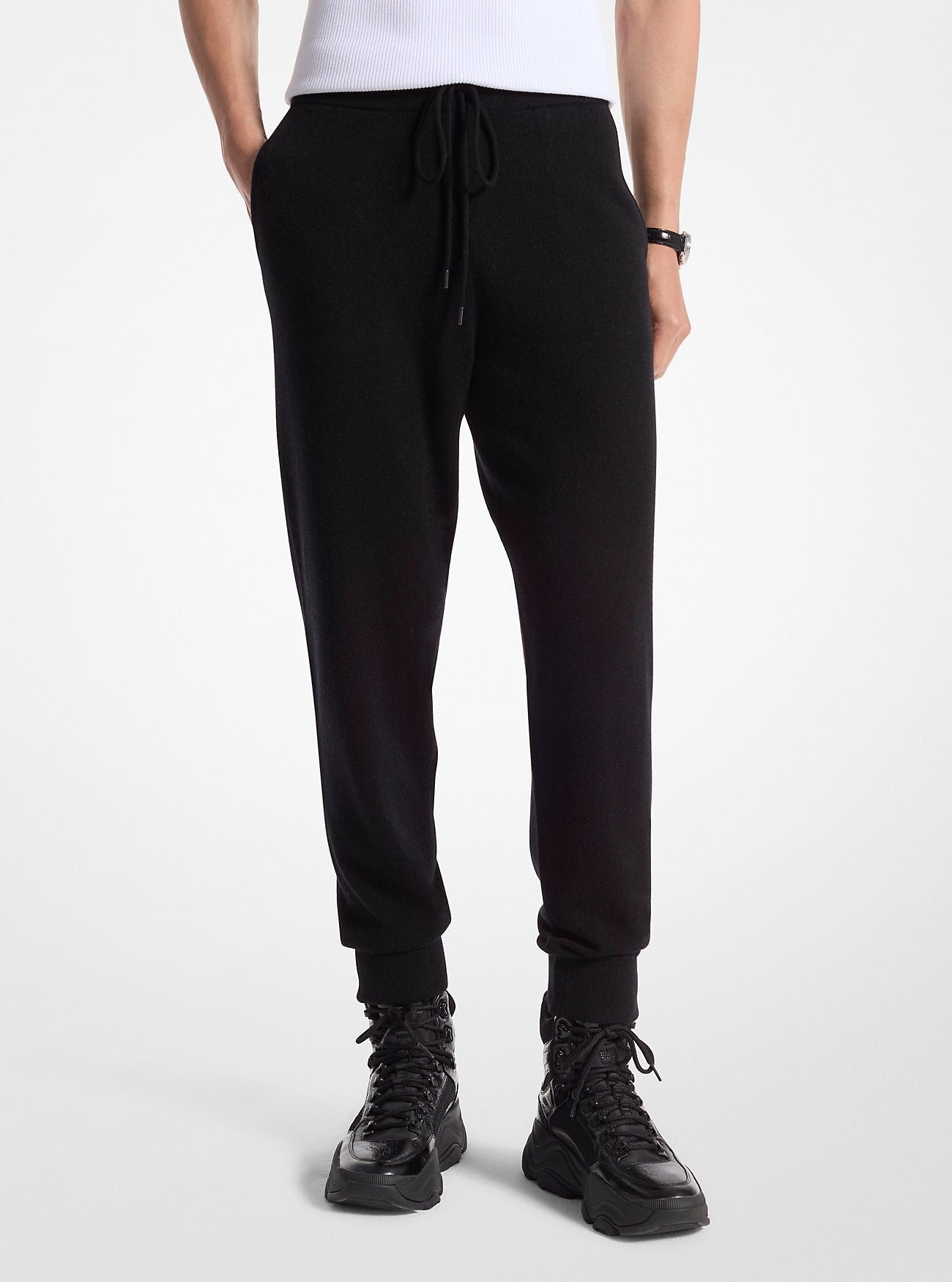 Pantalón deportivo de mezcla de cachemira
