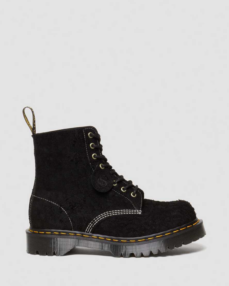 Botas de gamuza con cordones