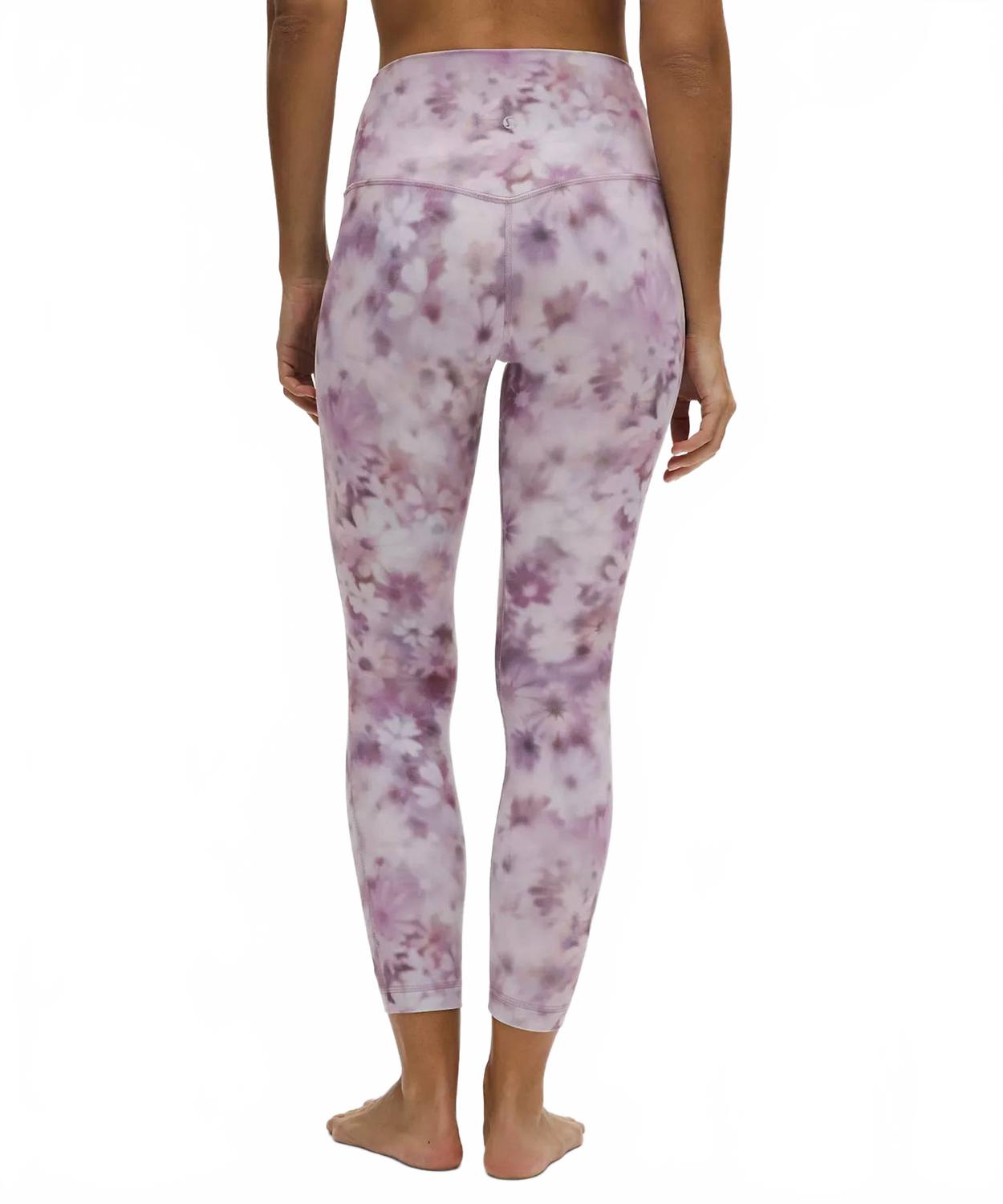Pantalón de tiro alto color violeta