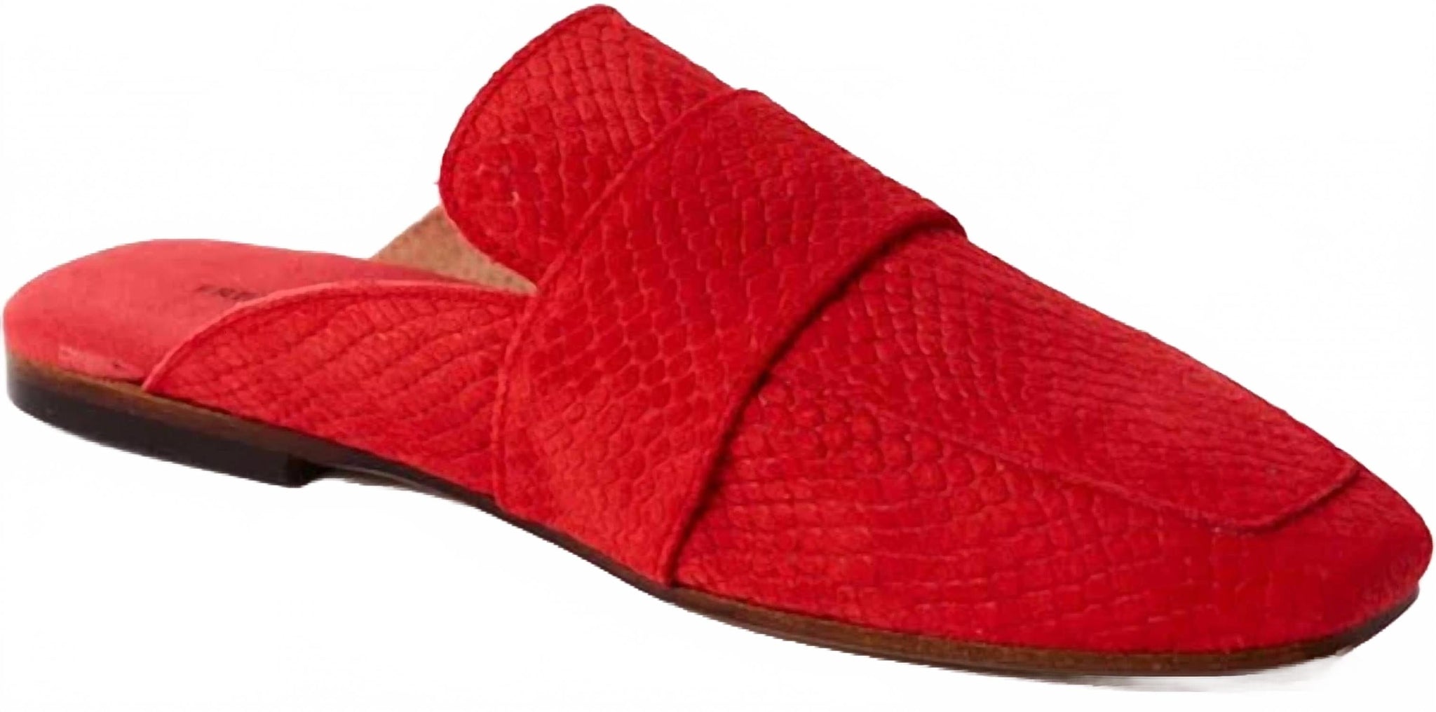 Mocasines de mujer color rojo