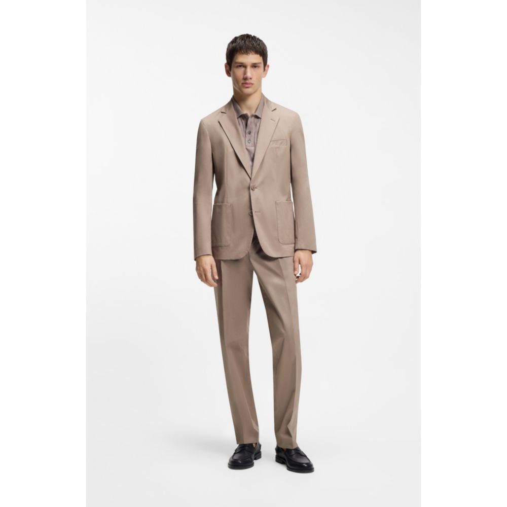 Pantalón de algodón de corte ajustado