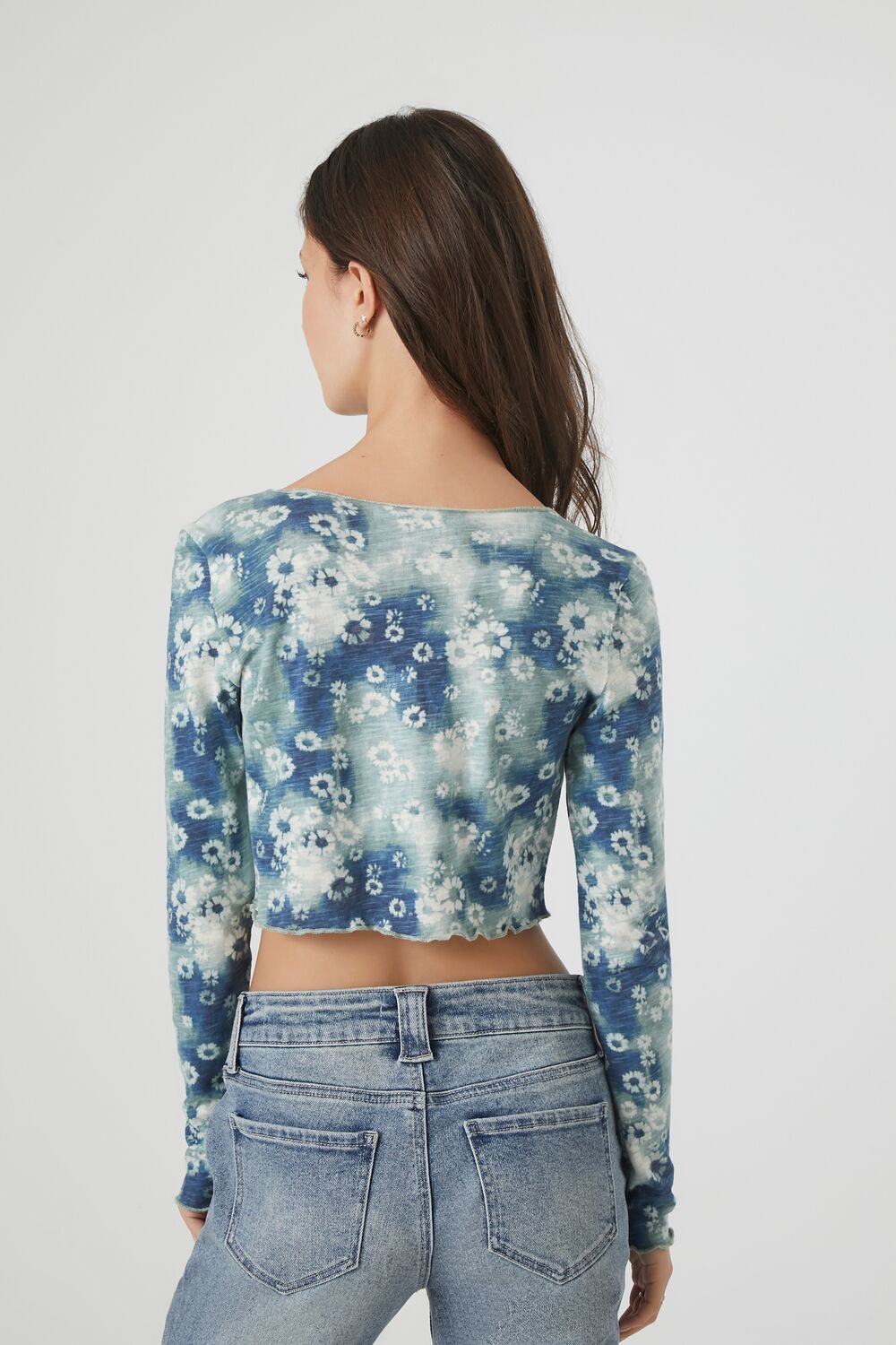 Top con estampado floral
