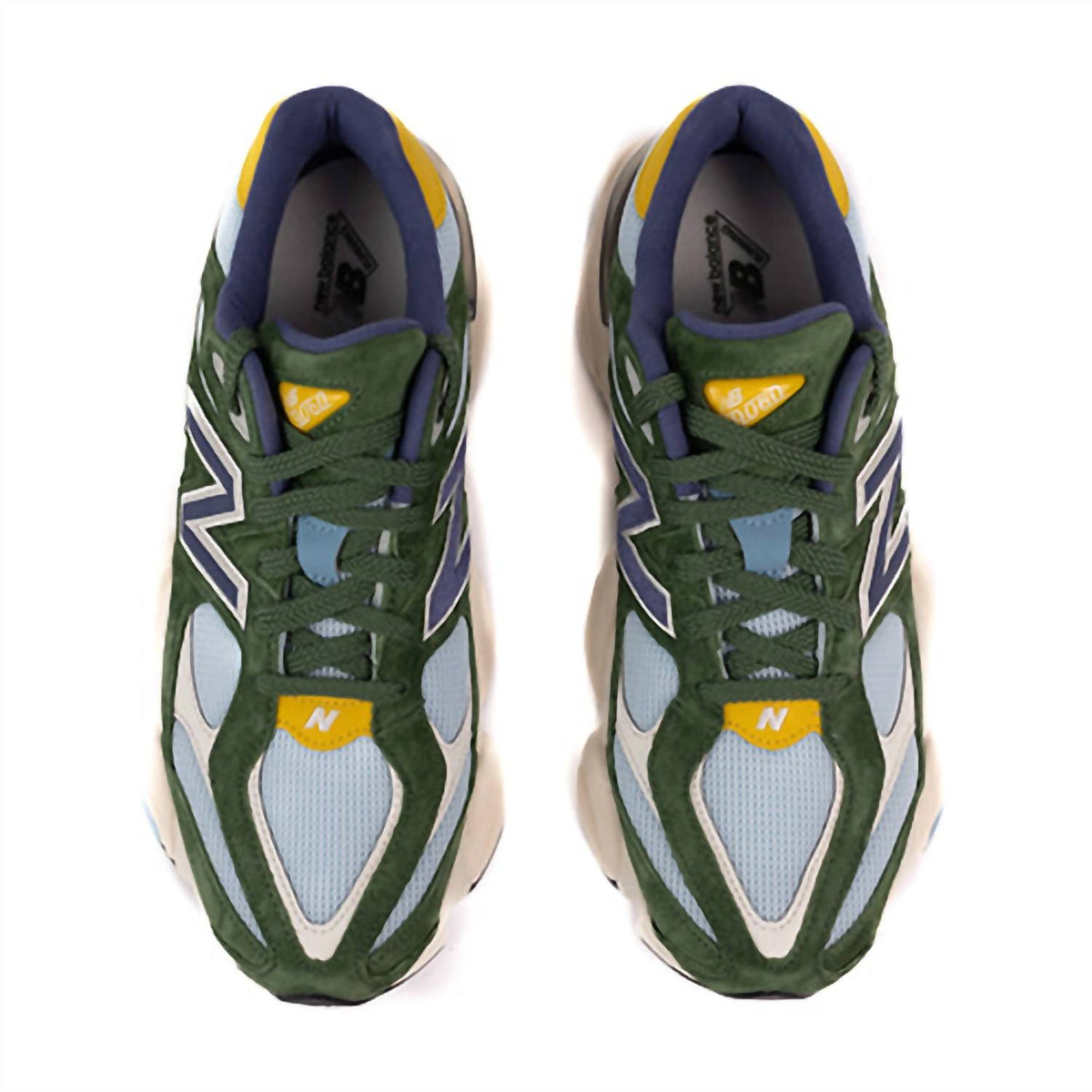 Tenis de hombre color azul y verde