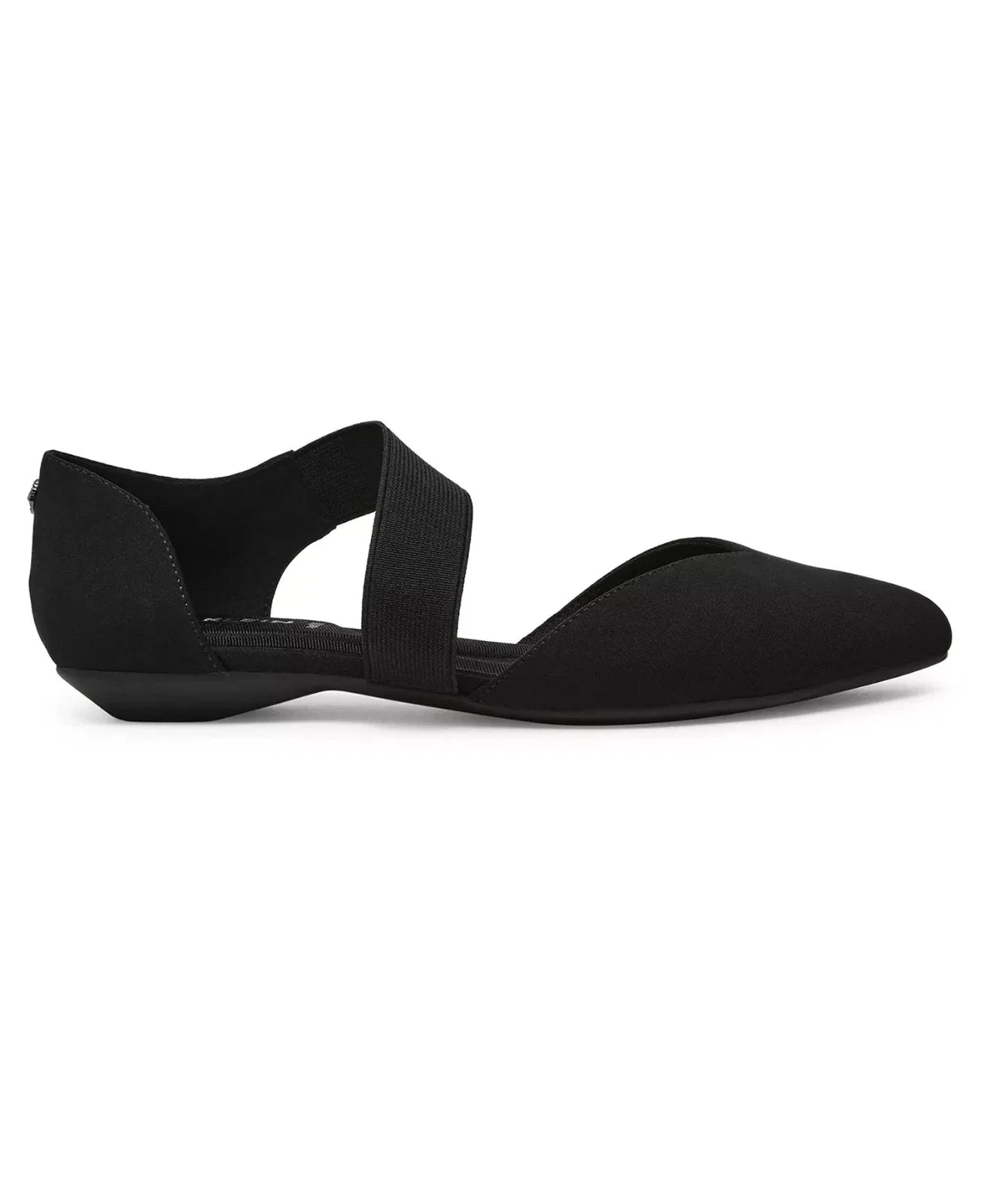 Zapatos planos de hombre sin cordones color negro