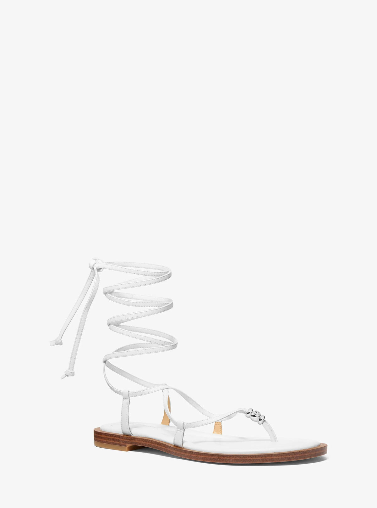 Sandalias de cuero con cordones