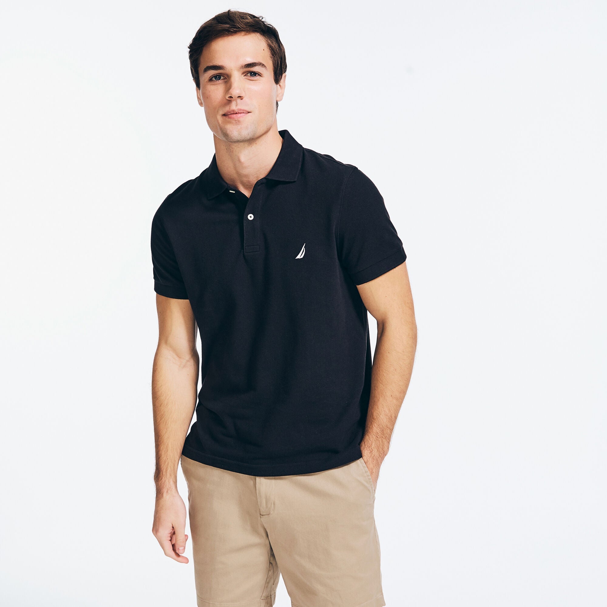Polo de hombre de corte ajustado