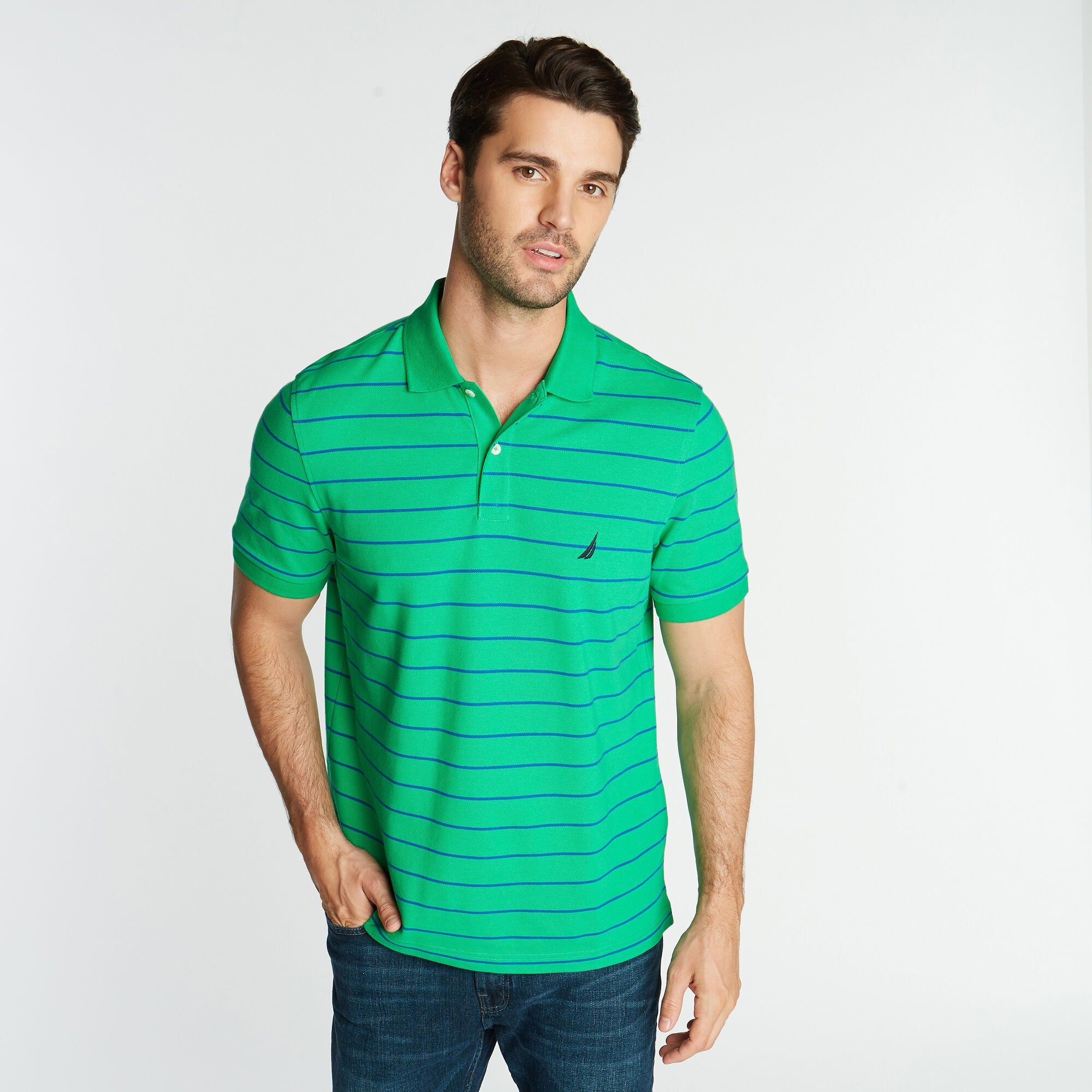 Polo de hombre a rayas
