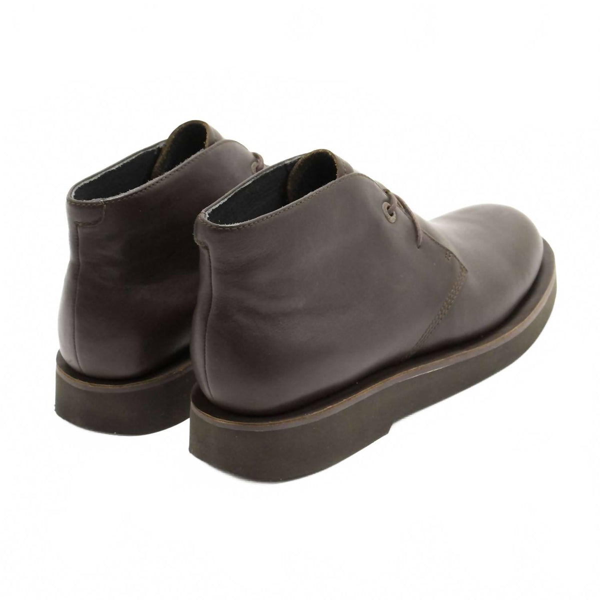 Botines de hombre con cordones color café