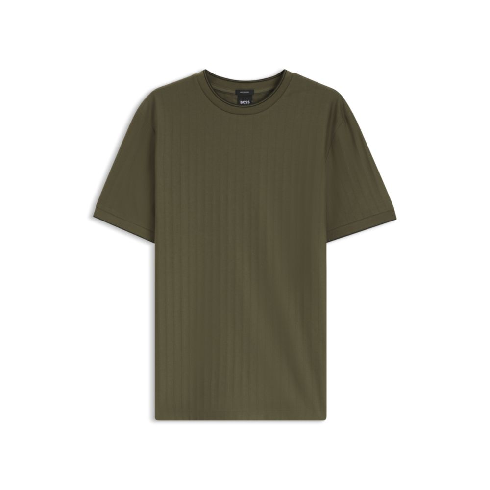 Camiseta de algodón a rayas