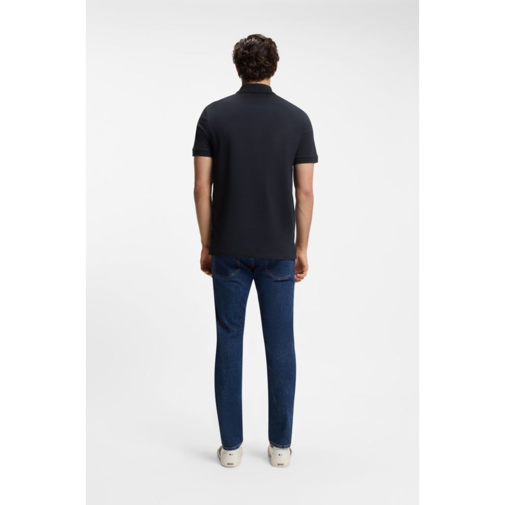 Polo de algodón de corte ajustado